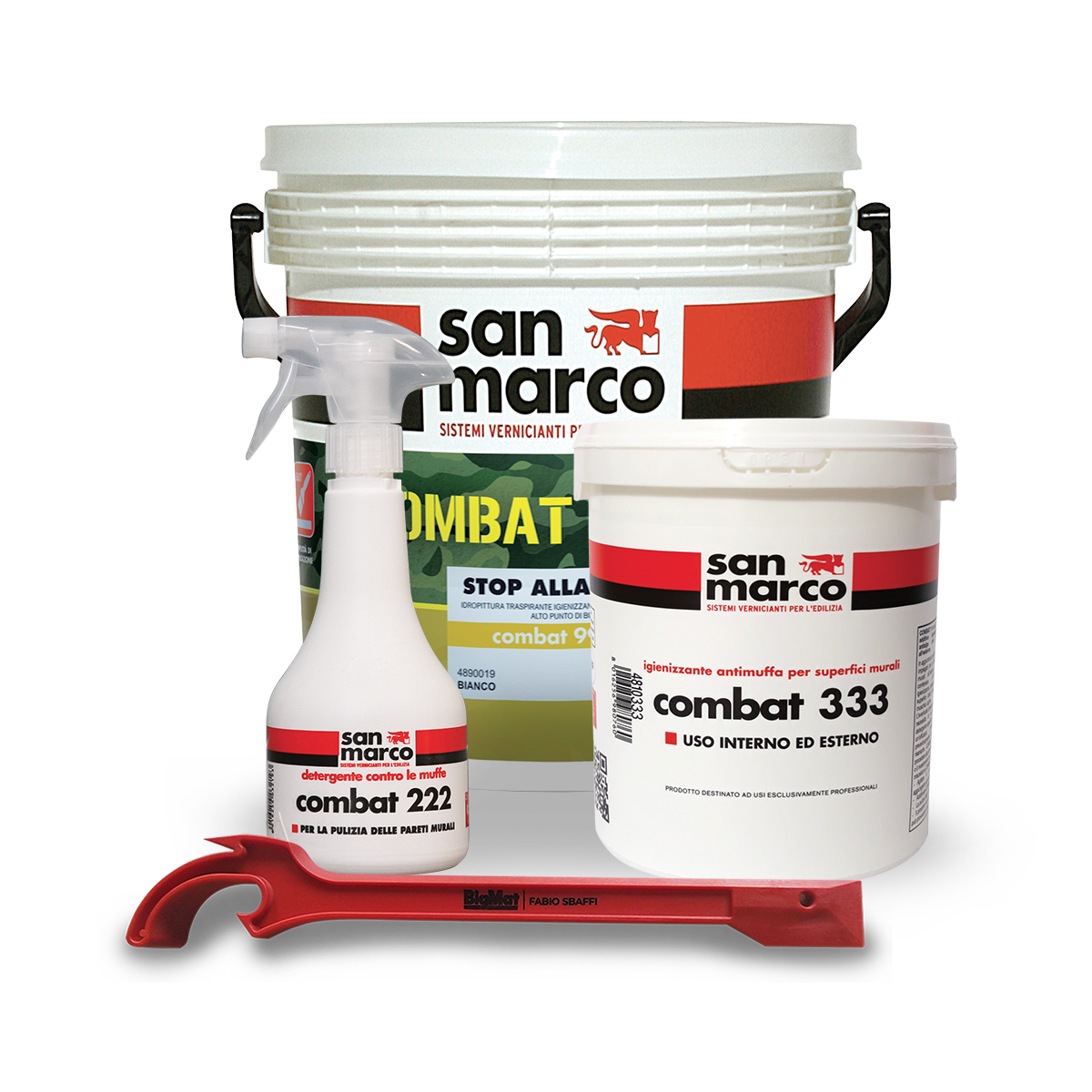 COMBAT 222 Detergente antimuffa per pareti lt 0,5